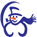 snowman-blue scarf
